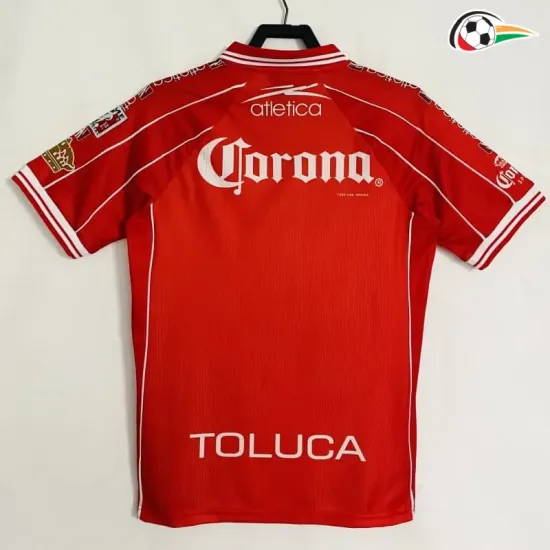 Camisa Retrô Titular Toluca 1999/2000 Vermelho