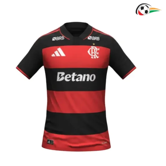 Camisa Titular Flamengo 2026/2027 Vermelho/Preto
