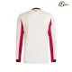 Camisa Reserva Liverpool 2025/26 Branco Manga Longa