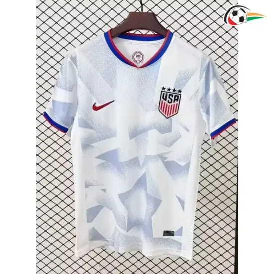 Camisa Titular EE.UU 2025 EURO Feminina Branco