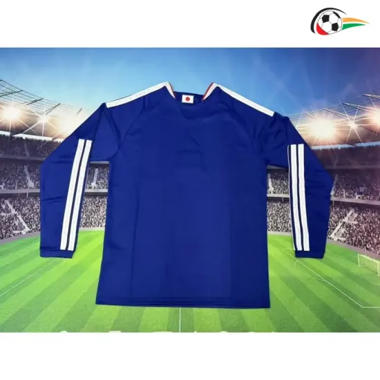 Camisa Titular Japón Copa do Mundo 2026 Azul Manga Longa