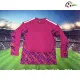 Camisa de Goleiro Titular México Copa do Mundo 2026 Rosa Manga Longa