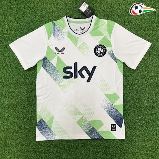 Camisa Reserva Irland Copa do Mundo 2026 Branco/Verde Claro