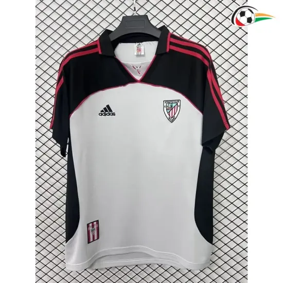 Camisa Retrô Alternativa Athletic de Bilbao 1999/2000 Preto/Branco