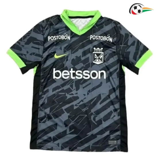 Camisa Alternativa Atlético Nacional 2026/2027 Preto/Verde
