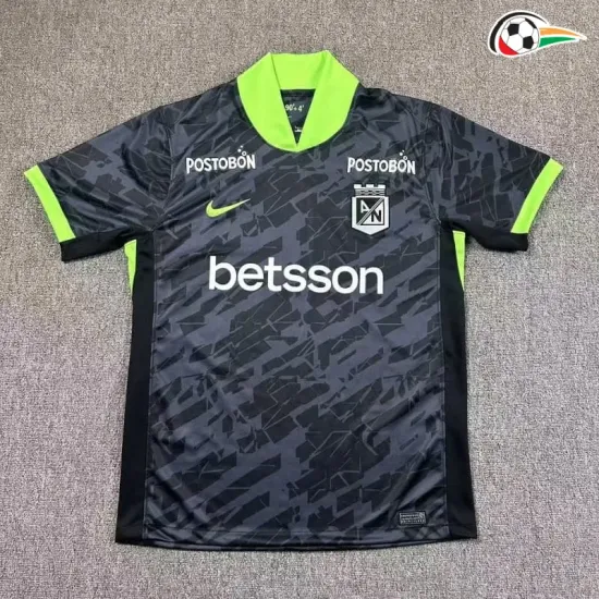 Camisa Alternativa Atlético Nacional 2026/2027 Preto/Verde