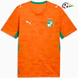 Camisa Titular Costa de Marfil Copa do Mundo 2026 Laranja