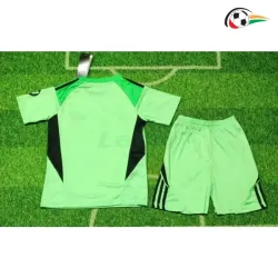 Camisa de Goleiro Infantil Real Madrid 2025/2026 Verde com Patch HP