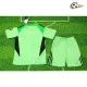 Camisa de Goleiro Infantil Real Madrid 2025/2026 Verde com Patch HP