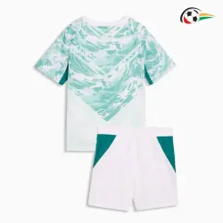 Camisa Reserva Infantil Portugal Copa do Mundo 2026 Verde/Branco