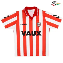 Camisa Retrô Titular Sunderland AFC 1991/1994 Vermelho/Branco