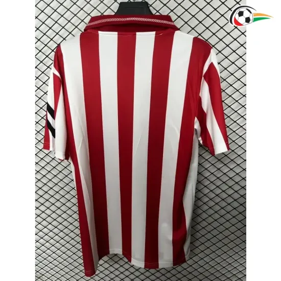 Camisa Retrô Titular Sunderland AFC 1991/1994 Vermelho/Branco