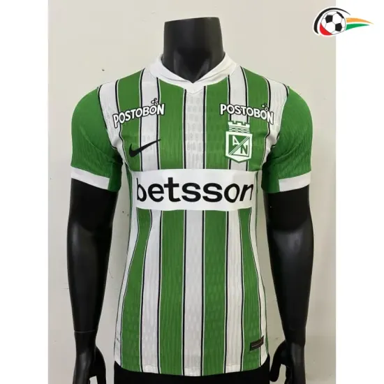 Camisa Titular Versão Jogador Atlético Nacional 2026/2027 Branco/Verde