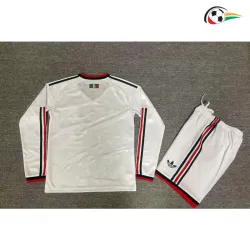 Camisa Infantil México 2026 Branco Manga Longa