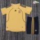 Camisa Retrô Reserva Infantil España 2008 Amarelo