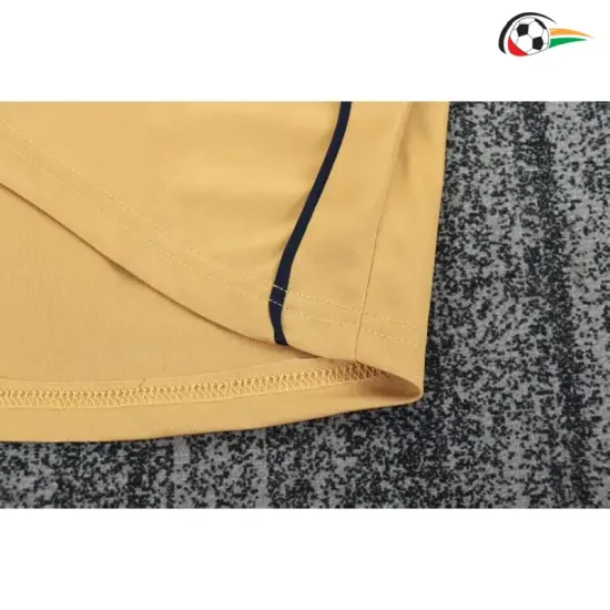 Camisa Retrô Reserva Infantil España 2008 Amarelo