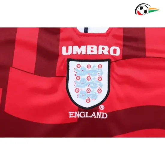 Camisa Retrô Reserva Infantil Inglaterra 1998 Vermelho/Azul