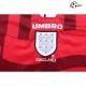 Camisa Retrô Reserva Infantil Inglaterra 1998 Vermelho/Azul