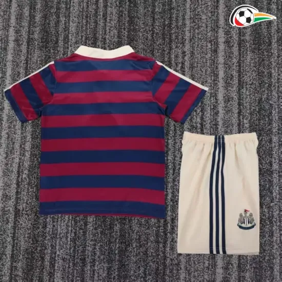 Camisa Retrô Reserva Infantil Newcastle United 1995/1997 Vermelho/Azul