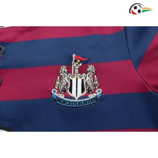 Camisa Retrô Reserva Infantil Newcastle United 1995/1997 Vermelho/Azul