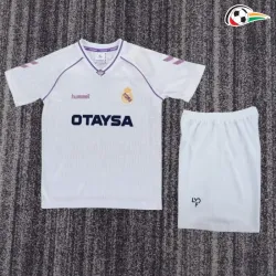 Camisa Retrô Titular Infantil Real Madrid 1990/1992 Branco