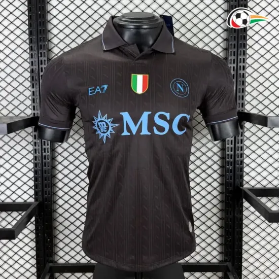 Camisa Alternativa Versão Jogador Napoli 2025/2026 Preto