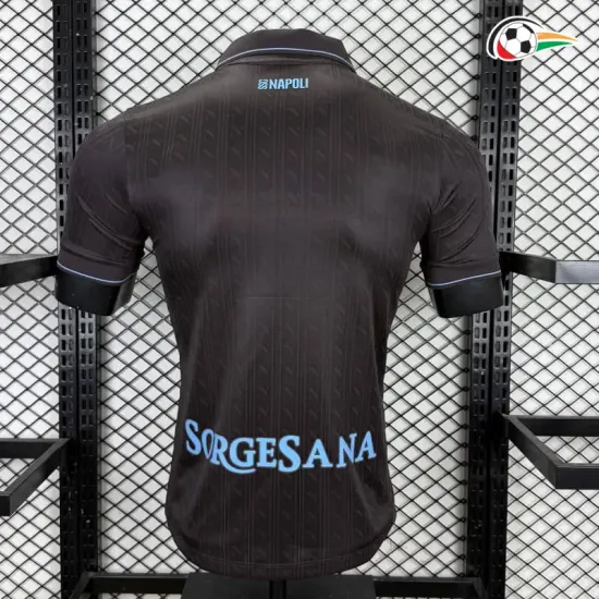 Camisa Alternativa Versão Jogador Napoli 2025/2026 Preto