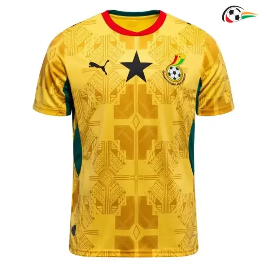 Camisa Reserva Ghana Copa do Mundo 2026 Amarelo