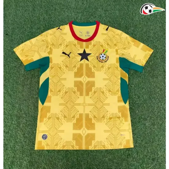 Camisa Reserva Ghana Copa do Mundo 2026 Amarelo