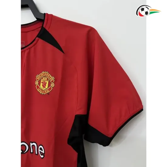 Camisa Retrô Titular Manchester United 2002/04 Vermelho