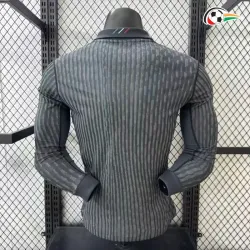 Camisa 4 Versão Jogador PSG 2025/2026 Preto Manga Longa