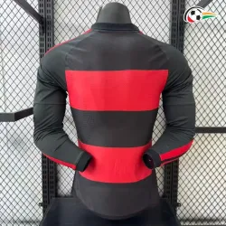 Camisa Titular Versão Jogador Flamengo 2026/2027 Vermelho/Preto Manga Longa