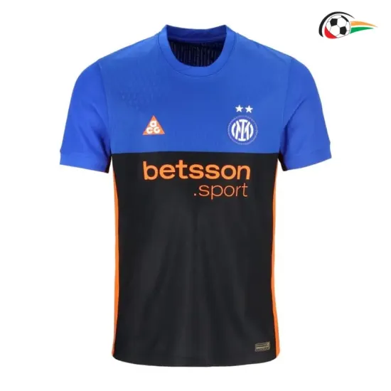 Camisa 4 Inter de milan 2025/2026 Azul/Preto/Laranja