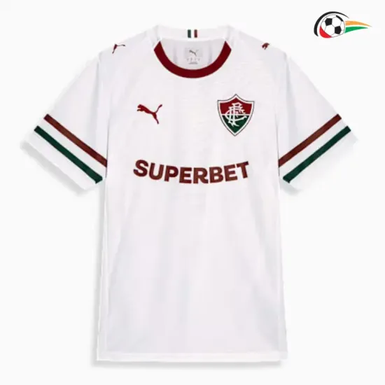 Camisa Reserva Fluminense 2026/2027 Branco/Vermelho/Verde