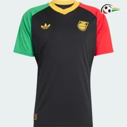 Camisa Reserva Jamaica x Bob Marley 2026 Preto/Verde/Vermelho