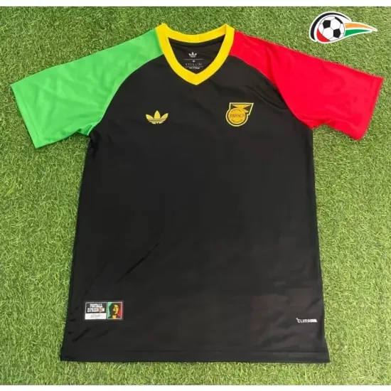 Camisa Reserva Jamaica x Bob Marley 2026 Preto/Verde/Vermelho