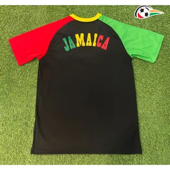 Camisa Reserva Jamaica x Bob Marley 2026 Preto/Verde/Vermelho