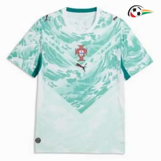 Camisa Reserva Portugal Copa do Mundo 2026 Verde/Branco