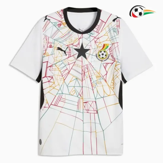 Camisa Titular Ghana Copa do Mundo 2026 Branco