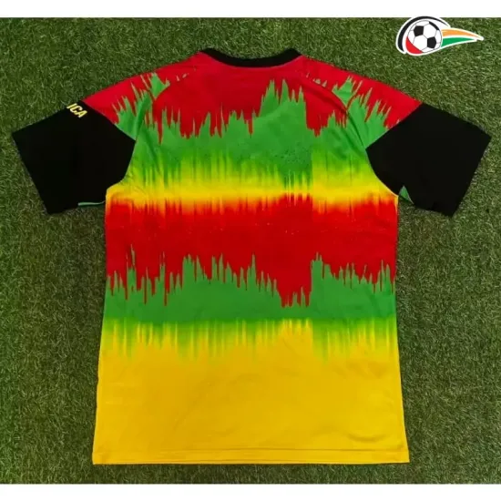 Camisa Titular Jamaica x Bob Marley 2026 Verde/Vermelho/Amarelo