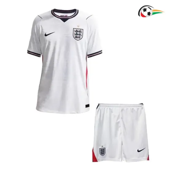 Camisa Titular Infantil Inglaterra Copa do Mundo 2026 Branco