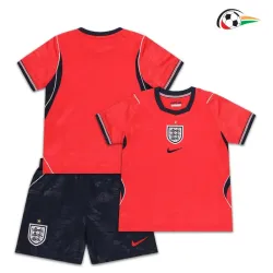Camisa Reserva Infantil Inglaterra Copa do Mundo 2026 Vermelho/Azul