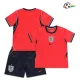 Camisa Reserva Infantil Inglaterra Copa do Mundo 2026 Vermelho/Azul