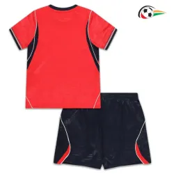 Camisa Reserva Infantil Inglaterra Copa do Mundo 2026 Vermelho/Azul