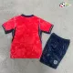 Camisa Reserva Infantil Inglaterra Copa do Mundo 2026 Vermelho/Azul