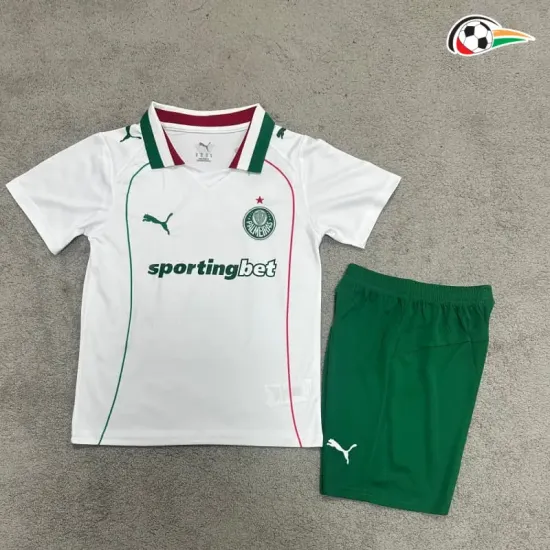 Camisa Reserva Infantil Palmeiras 2026/2027 Branco
