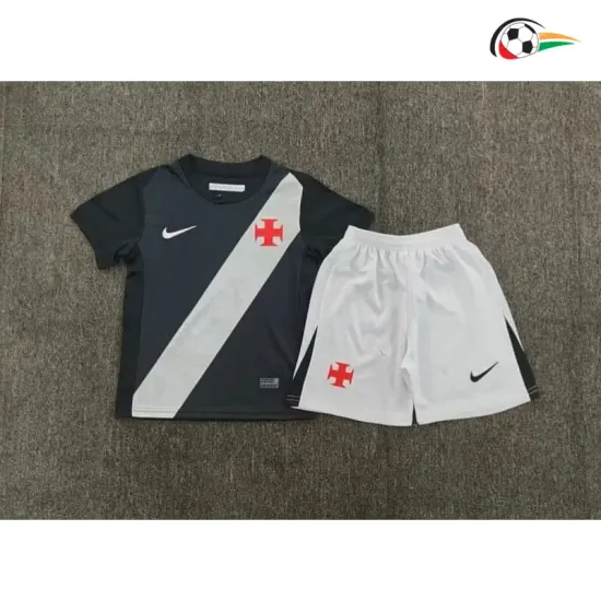 Camisa Titular Infantil Vasco da Gama 2026/2027 Preto/Branco