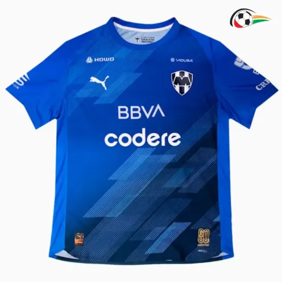 Camisa Alternativa Monterrey 2025/2026 Azul