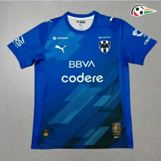 Camisa Alternativa Monterrey 2025/2026 Azul