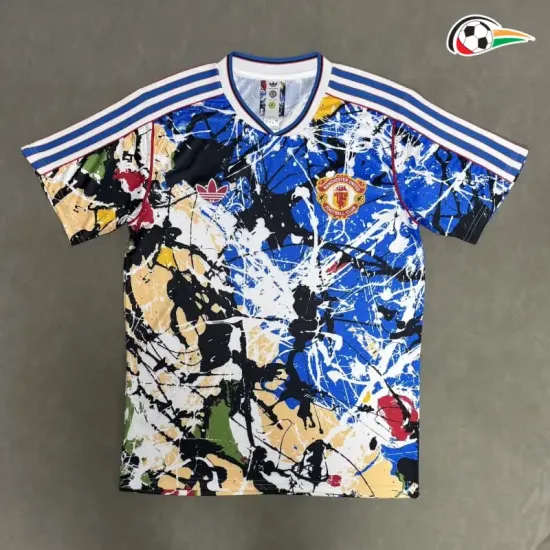 Camisa Manchester United x Stone Roses 2025/26 Edição Especial Multicolor
